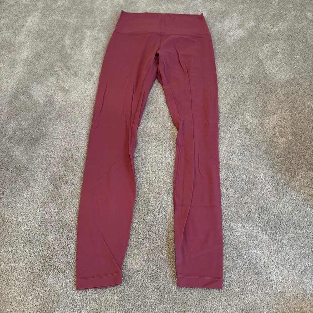 Lululemon Athletica Dark Pink Leggings